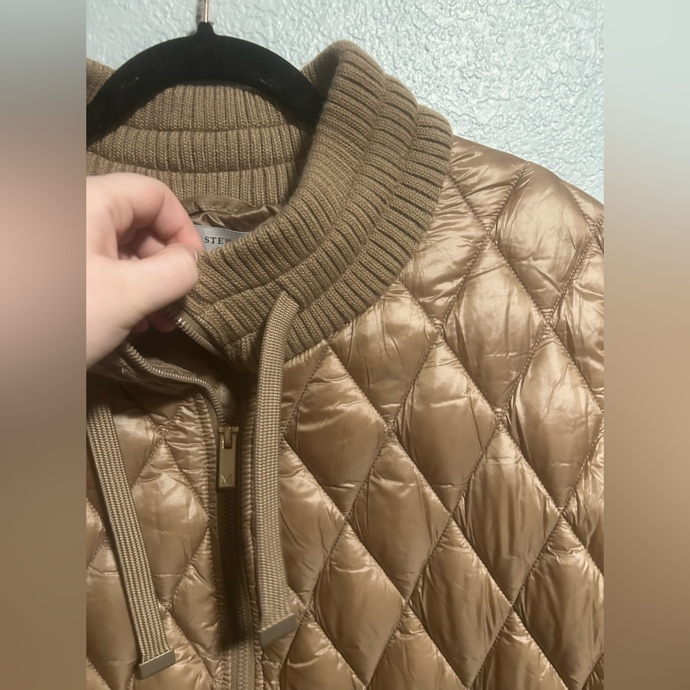 Martha Stewart Signature Diamond Quilted Short-Sleeve Puffer Vest - Picture 4 of 7